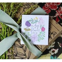 Growing Paper A Hug of Flowers Mini Card